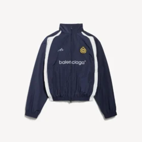 Herren-Fußball-Jacke in Marineblau