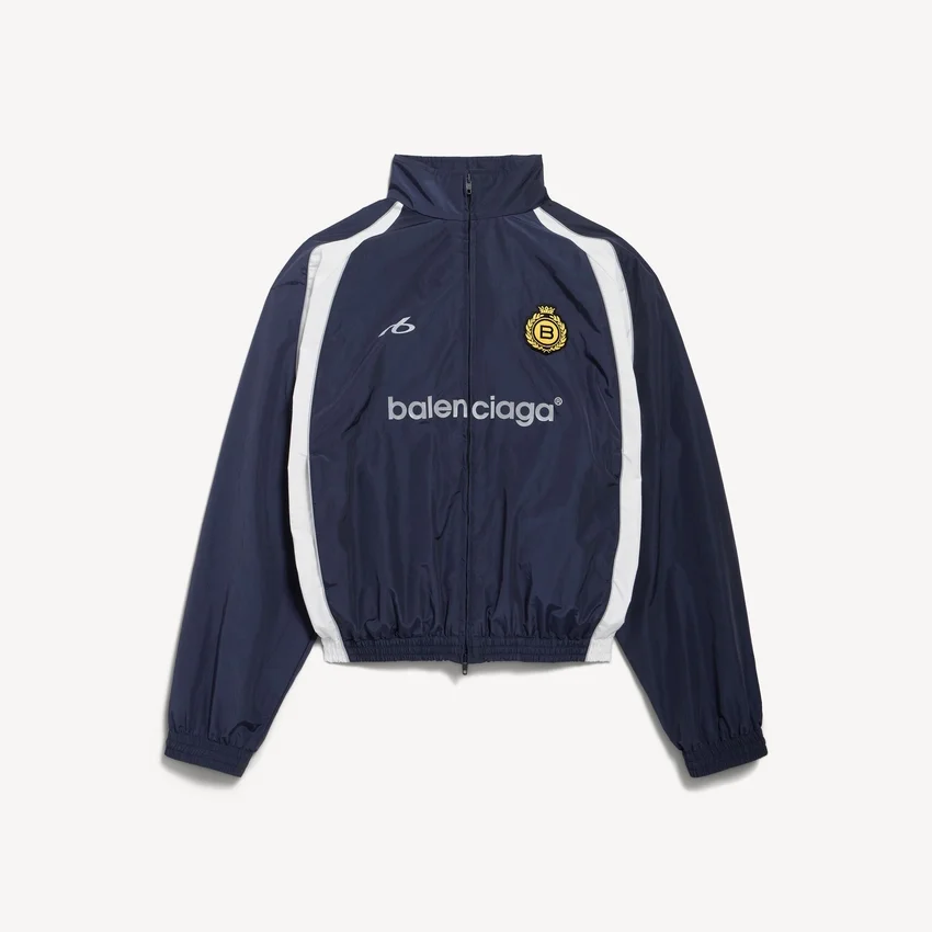 Herren-Fußball-Jacke in Marineblau Herren-Fußball-Jacke in Marineblau