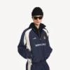 Herren-Fußball-Jacke in Marineblau Herren-Fußball-Jacke in Marineblau