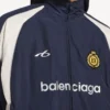 Herren-Fußball-Jacke in Marineblau Herren-Fußball-Jacke in Marineblau