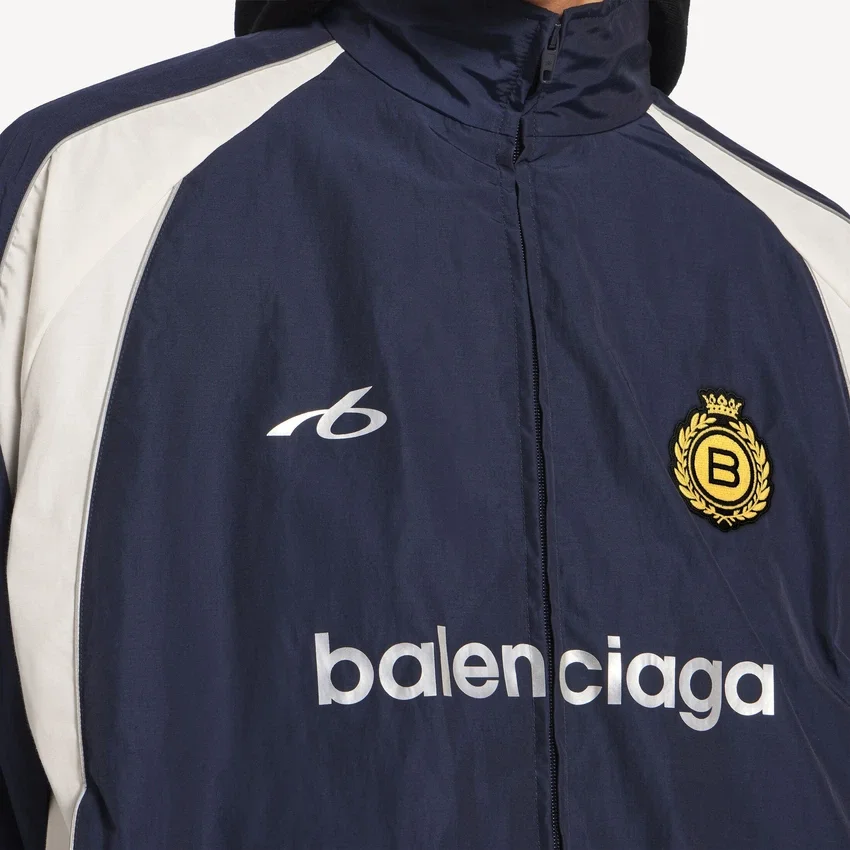 Herren-Fußball-Jacke in Marineblau Herren-Fußball-Jacke in Marineblau