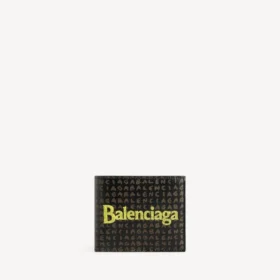 Herren-Geldbörse „Select“ in quadratischer Faltform, schwarz