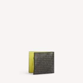 Herren-Geldbörse „Select“ in quadratischer Faltform, schwarz