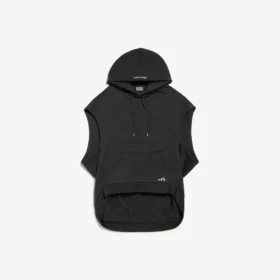 Herren-Hoodie „Bodies“ ohne Ärmel, Regular Fit, in Schwarz