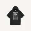 Herren-Hoodie „The Song of the Highest Tower“ mit abgeschnittenen Ärmeln in Schwarz