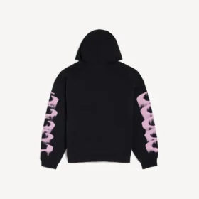 Herren-Hoodie „Wet Brush“ in schwarzer Farbe mit mittlerer Passform