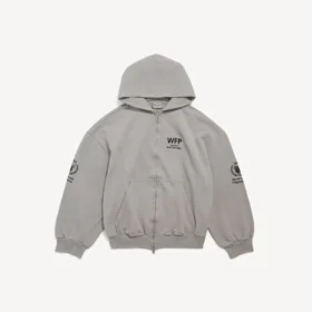 Herren-Hoodie „WFP Regular“ mit Reißverschluss in Balenciaga-Grau