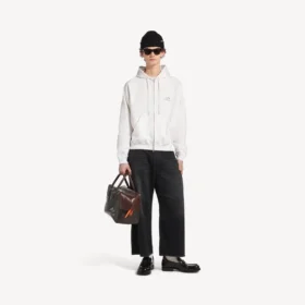 Herren-Hoodies mit Reißverschluss in Weiß