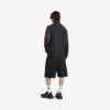 Herren-Hybrid-Pullover mit Reißverschluss in Dunkelgrau