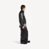 Herren-Jacke in Schwarz/Burgunderrot Herren-Jacke in Schwarz/Burgunderrot