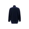 Herren-Jacke von Balenciaga mit Logo, Reißverschluss und Stehkragen, blau 622002TIO508065