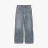 Herren-Jeans im Baggy-Schnitt mit Denim-Stitch-Motiv in Dunkelblau Herren-Jeans im Baggy-Schnitt mit Denim-Stitch-Motiv in Dunkelblau