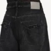 Herren-Jeans mit geschwungener Passform in Schwarz