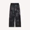 Herren-Jogginghose in Schwarz/Burgunderrot Herren-Jogginghose in Schwarz/Burgunderrot