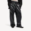 Herren-Jogginghose in Schwarz/Burgunderrot Herren-Jogginghose in Schwarz/Burgunderrot