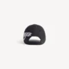 Herren-Kappe „Cursive“ in gewaschenem Schwarz Herren-Kappe „Cursive“ in gewaschenem Schwarz