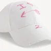 Herren-Kappe „i<3 u“ in Weiß