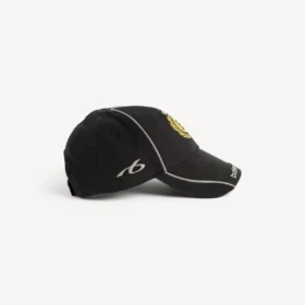 Herren-Kappe mit Marinewappen in Schwarz
