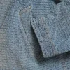 Herren-Kapuzenjacke aus Denim mit Stickerei in Dunkelblau Herren-Kapuzenjacke aus Denim mit Stickerei in Dunkelblau