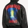 Herren-Kapuzenjacke mit Aufnähern in Schwarz Herren-Kapuzenjacke mit Aufnähern in Schwarz