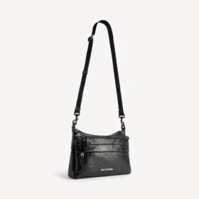 Herren-Messenger-Tasche „Explorer“ mit zwei Fächern in Schwarz
