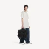 Herren-Messenger-Tasche im Army-Stil in Schwarz Herren-Messenger-Tasche im Army-Stil in Schwarz