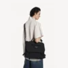 Herren-Messenger-Tasche im Army-Stil in Schwarz Herren-Messenger-Tasche im Army-Stil in Schwarz