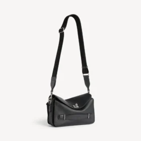 Herren-Messenger-Tasche „Le 7 Cube“ klein in Schwarz