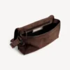 Herren-Messenger-Tasche „Le City“ mit Klappe, klein, in Hell-Espresso Herren-Messenger-Tasche „Le City“ mit Klappe, klein, in Hell-Espresso