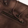 Herren-Messenger-Tasche „Le City“ mit Klappe, klein, in Hell-Espresso Herren-Messenger-Tasche „Le City“ mit Klappe, klein, in Hell-Espresso