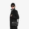 Herren-Messengertasche „Le City“ mit Klappe, klein, in Schwarz Herren-Messengertasche „Le City“ mit Klappe, klein, in Schwarz