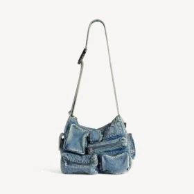 Herren-Messengertasche „Superbusy“ in Vintage-Blau