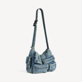 Herren-Messengertasche „Superbusy“ in Vintage-Blau
