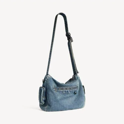 Herren-Messengertasche „Superbusy“ in Vintage-Blau Herren-Messengertasche „Superbusy“ in Vintage-Blau