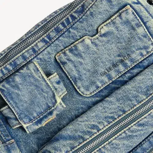 Herren-Messengertasche „Superbusy“ in Vintage-Blau Herren-Messengertasche „Superbusy“ in Vintage-Blau