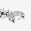 Herren-Ohrringe „Melrose B“ in XS, antikes Silber