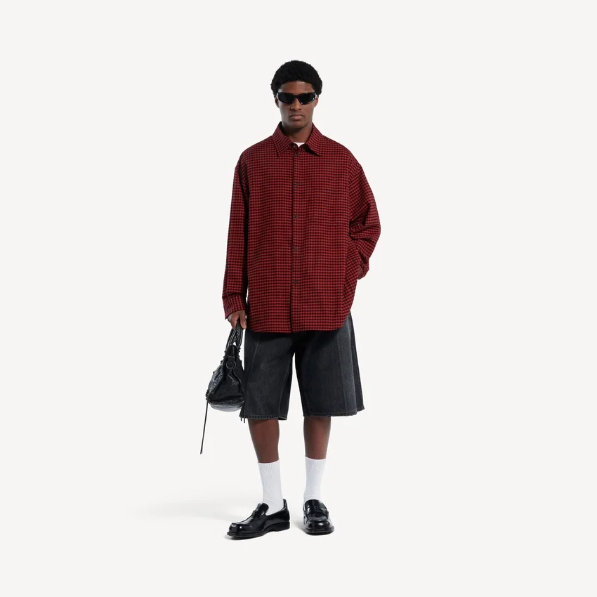 Herren-Overshirt in Rot Herren-Overshirt in Rot