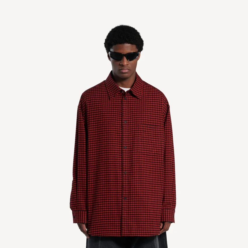 Herren-Overshirt in Rot Herren-Overshirt in Rot