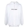 Herren-Pullover mit Balenciaga-Logo, Oversize, Weiß 570811TIV559040