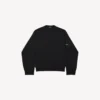 Herren-Pullover mit Rundhalsausschnitt in Schwarz