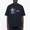 Herren-Pullover von Balenciaga x WFP, 1. Generation, Crossover-Logo-Print, Rundhalsausschnitt, Kurzarm, Schwarz 612966THV841000