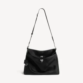 Herren-Rodeo-Messenger-Tasche, mittelgroß, in Schwarz