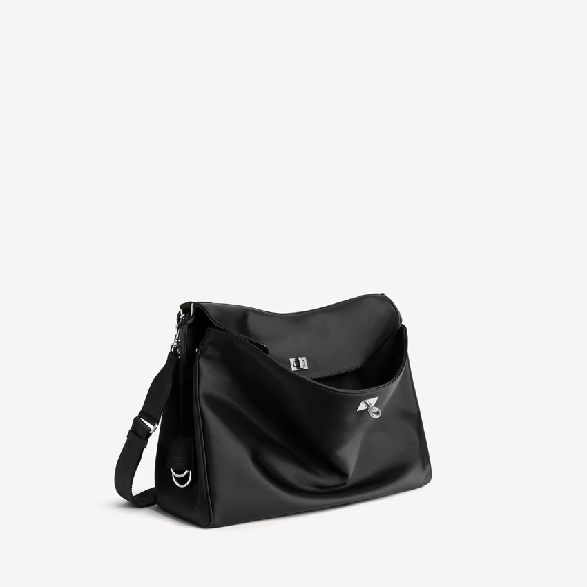 Herren-Rodeo-Messenger-Tasche, mittelgroß, in Schwarz Herren-Rodeo-Messenger-Tasche, mittelgroß, in Schwarz