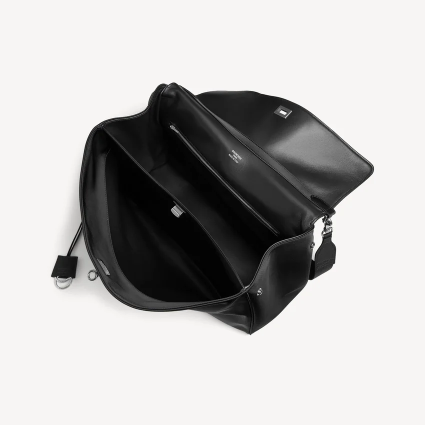 Herren-Rodeo-Messenger-Tasche, mittelgroß, in Schwarz Herren-Rodeo-Messenger-Tasche, mittelgroß, in Schwarz