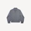Herren-Rollkragenpullover in Melange-Grau