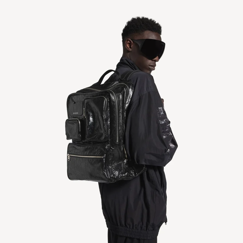 Herren-Rucksack „Superbusy“ in Schwarz Herren-Rucksack „Superbusy“ in Schwarz