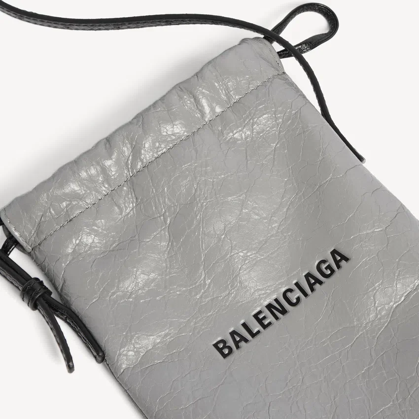 Herren-Shopper mit Handyfach in Balenciaga-Grau Herren-Shopper mit Handyfach in Balenciaga-Grau