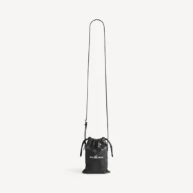 Herren-Shopper mit Handyfach in Schwarz