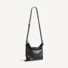 Herren-Shopper mit Staubbeutel, Umhängetasche, mittelgroß, in Schwarz