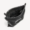 Herren-Shopper mit Staubbeutel, Umhängetasche, mittelgroß, in Schwarz